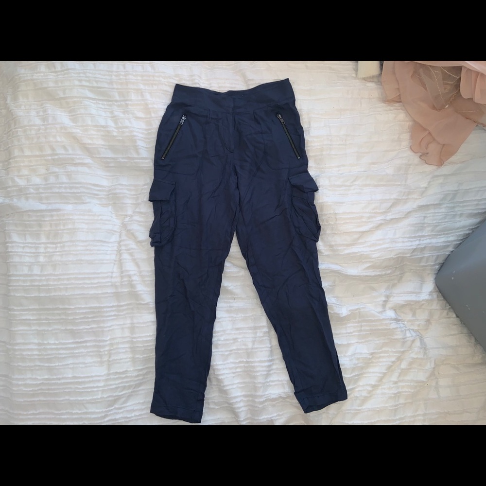 Navy blue sweatpants